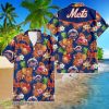 New York Mets Pineapple Tropical Hawaiian Shirt And Shorts For Men Women Product Photo 1
