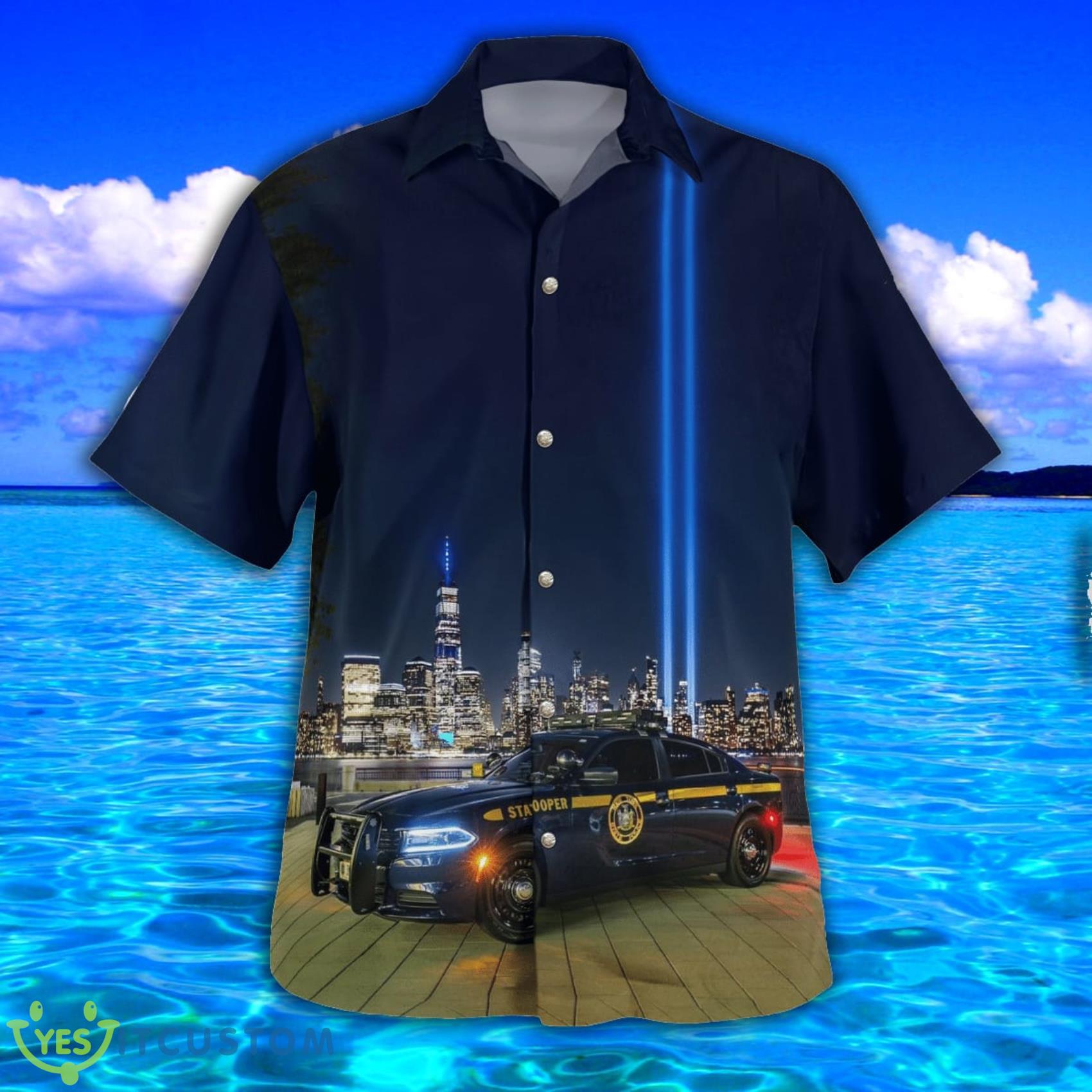 New York State Police Summer Aloha And Beach Short 4 New York State Police Summer Aloha And Beach Short Product Photo 4