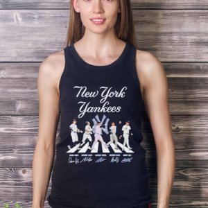New York Yankees Aaron Judge Anthony Volpe Gleyber Torres Anthony and Gerrit Cole Abbey Road Shirt 8 New York Yankees Aaron Judge Anthony Volpe Gleyber Torres Anthony and Gerrit Cole Abbey Road Shirt - Ladies Tank Top