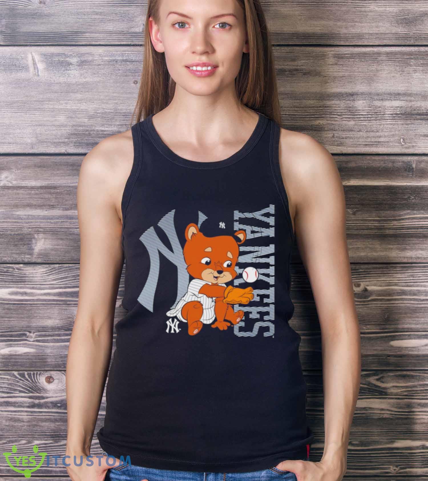 New York Yankees Infant Mascot shirt 13 New York Yankees Infant Mascot shirt - Ladies Tank Top