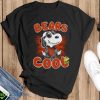 NFL Football Chicago Bears Cool Snoopy Shirt Best Fans Gift - Black T-Shirt