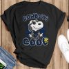 NFL Football Dallas Cowboys Cool Snoopy Shirt Best Fans Gift - Black T-Shirt