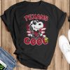 NFL Football Houston Texans Cool Snoopy Shirt Best Fans Gift - Black T-Shirt
