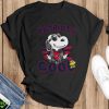NFL Football New England Patriots Cool Snoopy Shirt Best Fans Gift - Black T-Shirt
