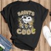 NFL Football New Orleans Saints Cool Snoopy Shirt Best Fans Gift - Black T-Shirt