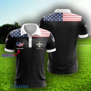NFL Football New Orleans Saints Team Logo Golf Polo Shirt For Fans Custom Name 3 NFL Football New Orleans Saints Team Logo Golf Polo Shirt For Fans Custom Name - NFL Football New Orleans Saints Polo Shirt_2