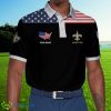 NFL Football New Orleans Saints Team Logo Golf Polo Shirt For Fans Custom Name - NFL Football New Orleans Saints Polo Shirt_1