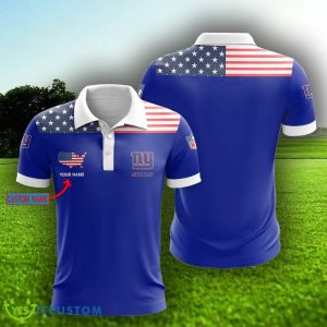 NFL Football New York Giants Team Logo Golf Polo Shirt For Fans Custom Name - NFL Football New York Giants Polo Shirt_2