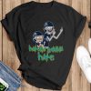 NFL Los Angeles Rams Football Rick And Morty Haters Gonna Hate Shirt - Black T-Shirt