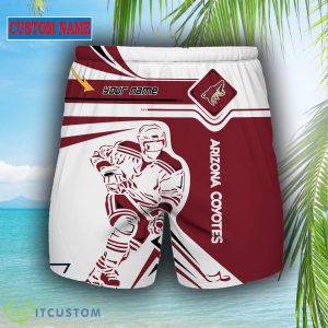 NHL Fans Arizona Coyotes Logo Set Hawaiian Shirt And Short Custom Name 3 NHL Fans Arizona Coyotes Logo Set Hawaiian Shirt And Short Custom Name - Arizona Coyotes short
