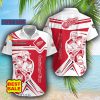NHL Fans Detroit Red Wings Logo Set Hawaiian Shirt And Short Custom Name - Detroit Red Wings Hawaiian