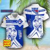 NHL Fans New York Rangers Logo Set Hawaiian Shirt And Short Custom Name - New York Rangers Hawaiian