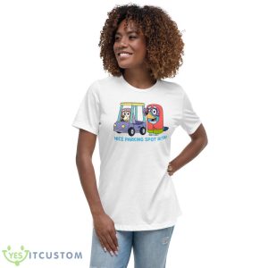 Nice Parking Spot Rita Shirt, Bluey And Bingo Shirt - Women's Relaxed Short Sleeve Jersey Tee