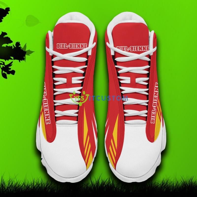 NL And Swiss League EHC Biel Logo Air Jordan 13 High Top Shoes For Men And Women 4 NL And Swiss League EHC Biel Logo Air Jordan 13 High Top Shoes For Men And Women - EHC Biel Air Jordan 13_5