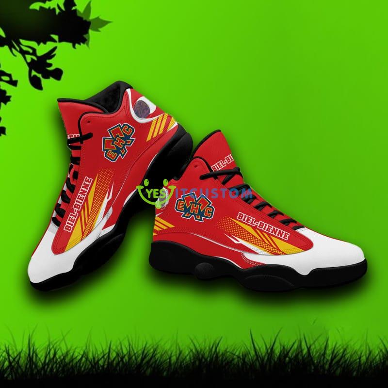 NL And Swiss League EHC Biel Logo Air Jordan 13 High Top Shoes For Men And Women 7 NL And Swiss League EHC Biel Logo Air Jordan 13 High Top Shoes For Men And Women - EHC Biel Air Jordan 13_8
