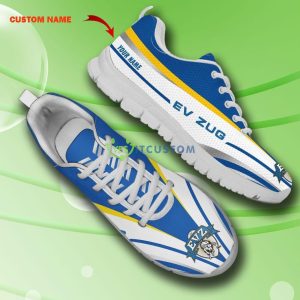NL Swiss Super League Sport Shoes EV Zug Big Logo Sneakers Custom Name For Fans - EV Zug Sneakers_1