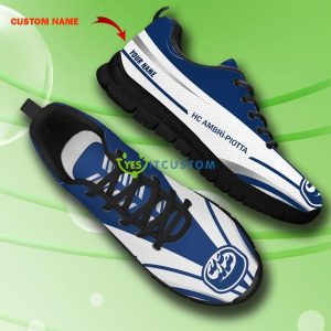 NL Swiss Super League Sport Shoes HC Ambri-Piotta Big Logo Sneakers Custom Name For Fans - HC Ambri-Piotta Sneakers_2