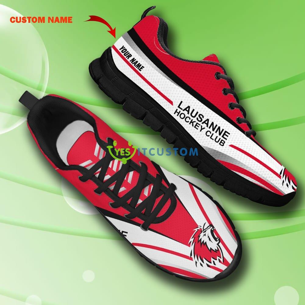 NL Swiss Super League Sport Shoes Lausanne Hockey Club Big Logo Sneakers Custom Name For Fans 2 NL Swiss Super League Sport Shoes Lausanne Hockey Club Big Logo Sneakers Custom Name For Fans - Lausanne Hockey Club Sneakers_2