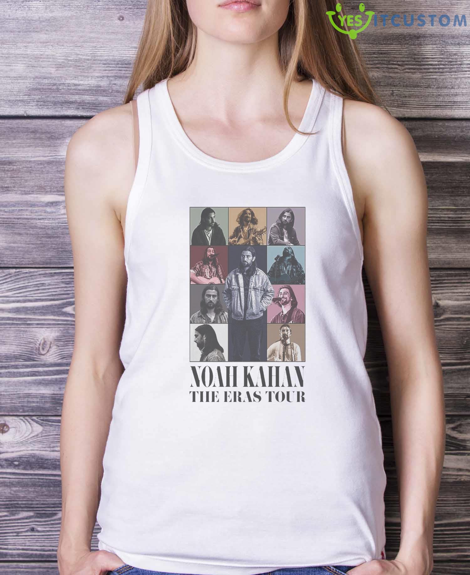 Noah Kahan The Eras Tour Shirt 4 Noah Kahan The Eras Tour Shirt - White Ladies Tank Top