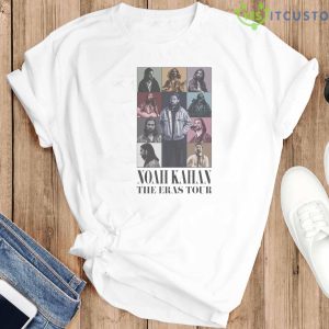 Noah Kahan The Eras Tour Shirt 12 Noah Kahan The Eras Tour Shirt - White T-Shirt G500