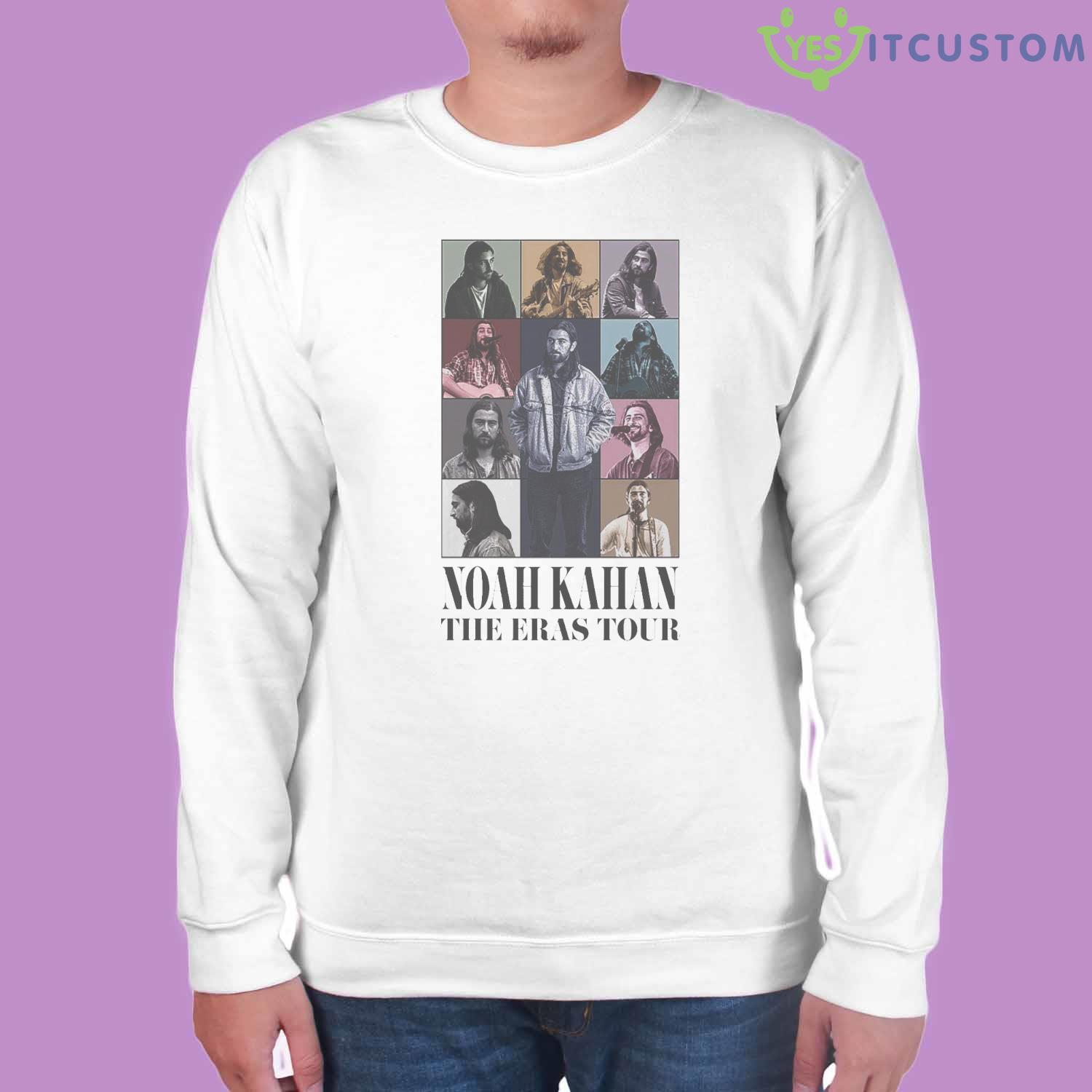 Noah Kahan The Eras Tour Shirt 7 Noah Kahan The Eras Tour Shirt - White Unisex Sweatshirt