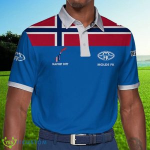 Norway Molde Fotballklubb Team Logo Golf Polo Shirt For Fans Custom Name - Norway Molde Fotballklubb Polo Shirt_1