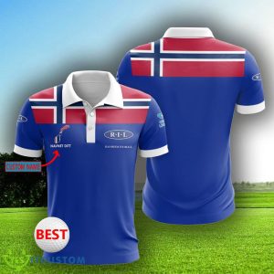 Norway Ranheim Fotball Team Logo Golf Polo Shirt For Fans Custom Name - Norway Ranheim Fotball Polo Shirt_2