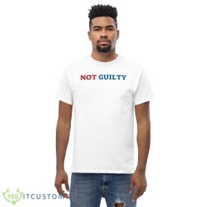 Not Guilty Funny White T Shirt Gift For Men And Women - Men’s Classic Tee Gildan 5000
