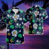 Notre Dame Fighting Irish Ncaa Mens Short Sleeve Floral Beach Summer Hawaiian Shirt And Short Product Photo 1