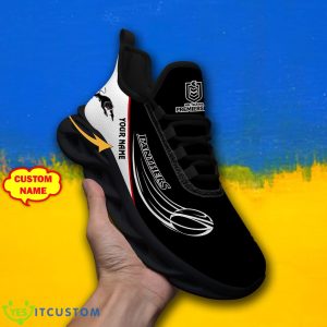 NRL Sneakers Penrith Panthers Big Logo Max Soul Shoes Custom Name For Fans - Penrith Panthers Max Soul Shoes_6