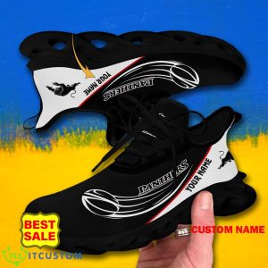 NRL Sneakers Penrith Panthers Big Logo Max Soul Shoes Custom Name For Fans - Penrith Panthers Max Soul Shoes_8