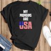 Official My Pronouns Are Usa Shirt For Men Women Youth Trending 2023 - Black T-Shirt