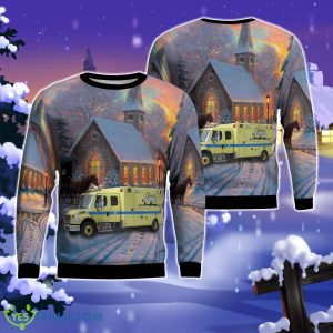 Ohio Cleveland EMS AOP Sweater Christmas Gift For Men Women Product Photo 1
