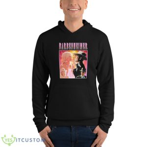 Oppenheimer Barbie Movie Fan Collage Shirt - Unisex Fleece Pullover Hoodie