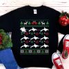 Orcas Pulling Santa Sleigh Funny Killer Whale Ugly Christmas Sweatshirt - Orcas Pulling Santa Sleigh Funny Killer Whale Ugly Christmas Sweatshirt Whale Lover Gift Christmas Orca Shirt_1