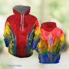 Parrot Costume All Over Print 3D Hoodie Men And Women Gift Product Photo 1