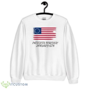 Patriots Forever! Funny White T Shirt Gift For Men And Women - 18000 Unisex Heavy Blend Crewneck Sweatshirt