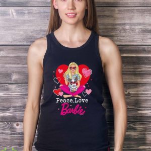 Peace Love Barbie Shirt 7 Peace Love Barbie Shirt - Ladies Tank Top
