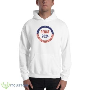 Pence 2024 Funny White T Shirt Gift For Men And Women 6 Pence 2024 Funny White T Shirt Gift For Men And Women - 18500 Unisex Heavy Blend Hooded Sweatshirt