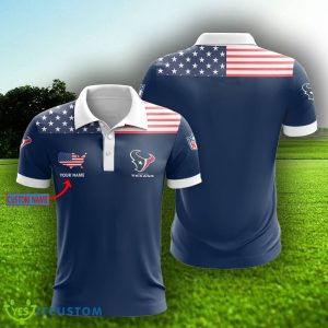 Personalized Name NFL Logo Houston Texans Polo Golf Shirt For Fans 3 Personalized Name NFL Logo Houston Texans Polo Golf Shirt For Fans - Houston Texans Polo Shirt_2
