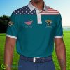 Personalized Name NFL Logo Jacksonville Jaguars Polo Golf Shirt For Fans - Jacksonville Jaguars Polo Shirt_1