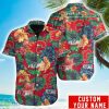 Personalized NHL Calgary Flames Tropical Floral Hawaiian Shirt Product Photo 1