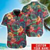 Personalized NHL Washington Capitals Tropical Floral Hawaiian Shirt Product Photo 1
