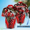 Personalized Tampa Bay Buccaneers NFL Flower Summer Tropical Hawaiian Shirt Product Photo 1