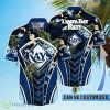 Personalized Tampa Bay Rays MLB Flower Summer Tropical Hawaiian Shirt Product Photo 1