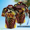 Personalized Washington Commanders NFL Flower Summer Tropical Hawaiian Shirt Product Photo 1