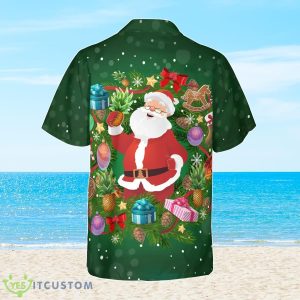 Pineapple Santa Wreath Hawaiian Shirt Best Gift For Men And Women Product Photo 1
