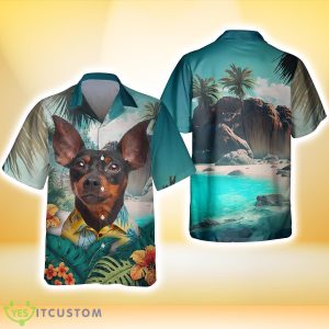 Pinscher All Printed 3D Hawaiian Shirt For Dog Lover 5 Pinscher All Printed 3D Hawaiian Shirt For Dog Lover Product Photo 3