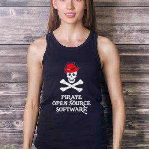 Pirate Open Source Software Shirt 7 Pirate Open Source Software Shirt - Ladies Tank Top
