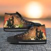 Pirates Of The Caribbean High Top Canvas Shoes Gift For Men And Women Product Photo 1